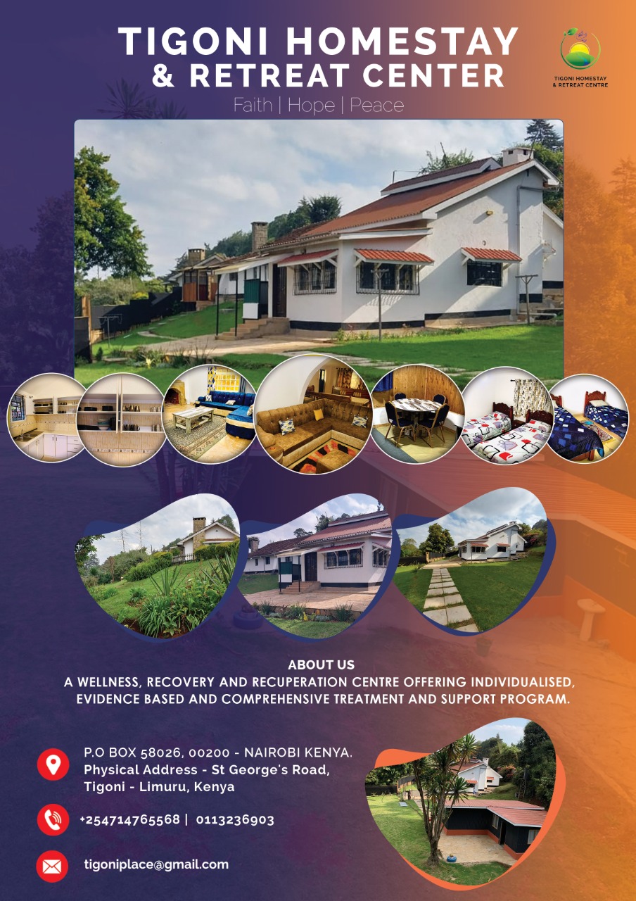 NEW AND EXCLUSIVE REHABILITATION TREATMENT CENTER IN TIGONI, KENYA